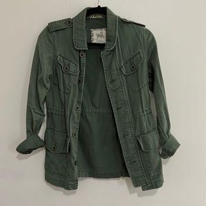 Pacsun Black Poppy utility jacket